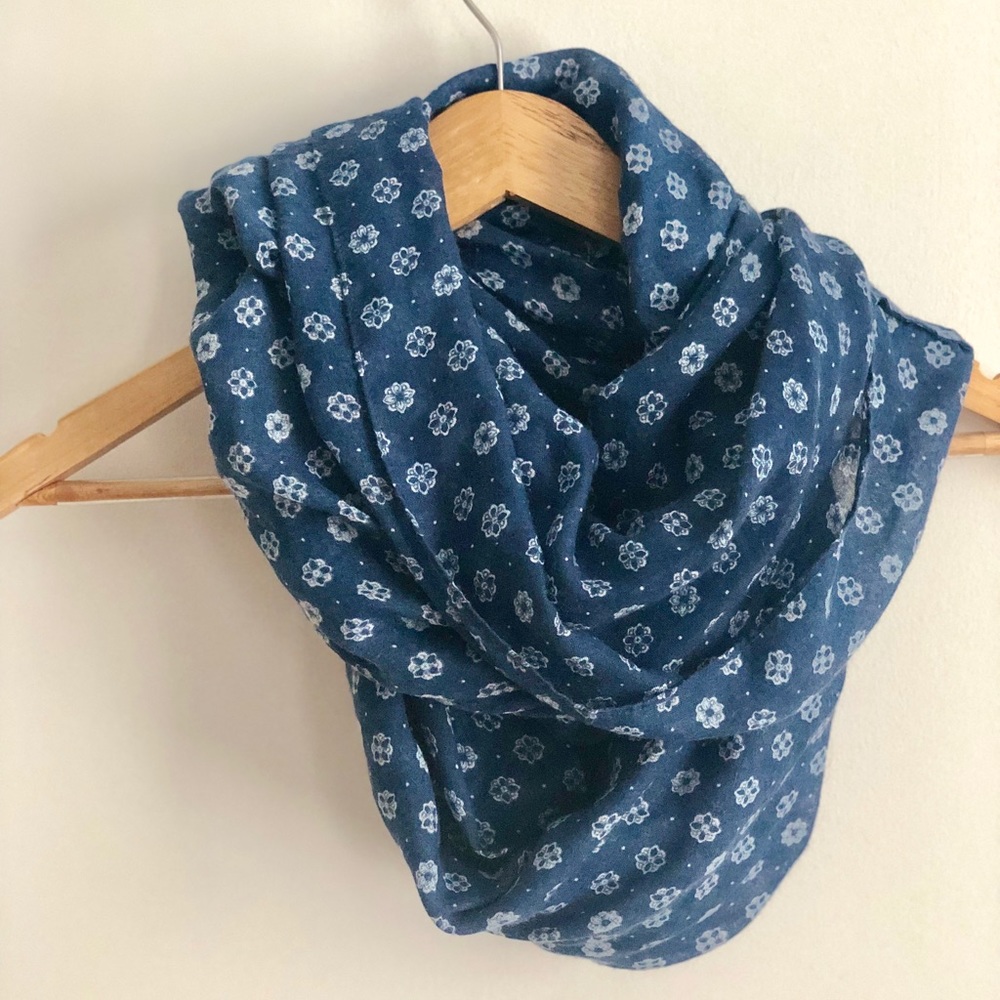 Madewell boho patterned Infinity spring scarf